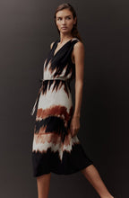 Black and Savannah Sleeveless Dress