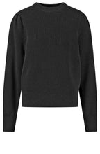 Black Balloon Sleeved Jumper