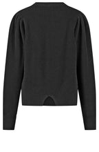 Black Balloon Sleeved Jumper