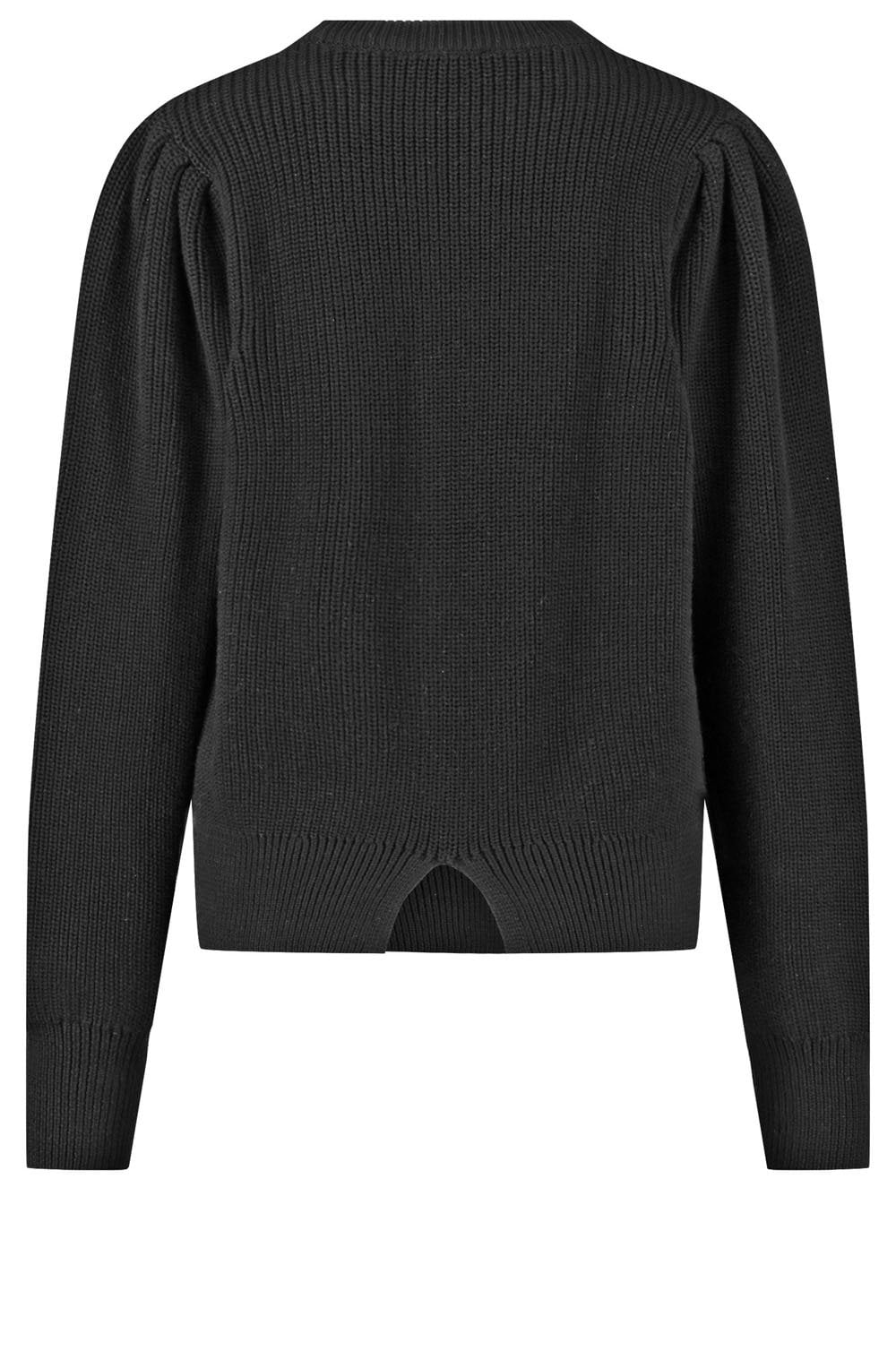 Black Balloon Sleeved Jumper