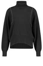 Black Bead Detailed Jumper