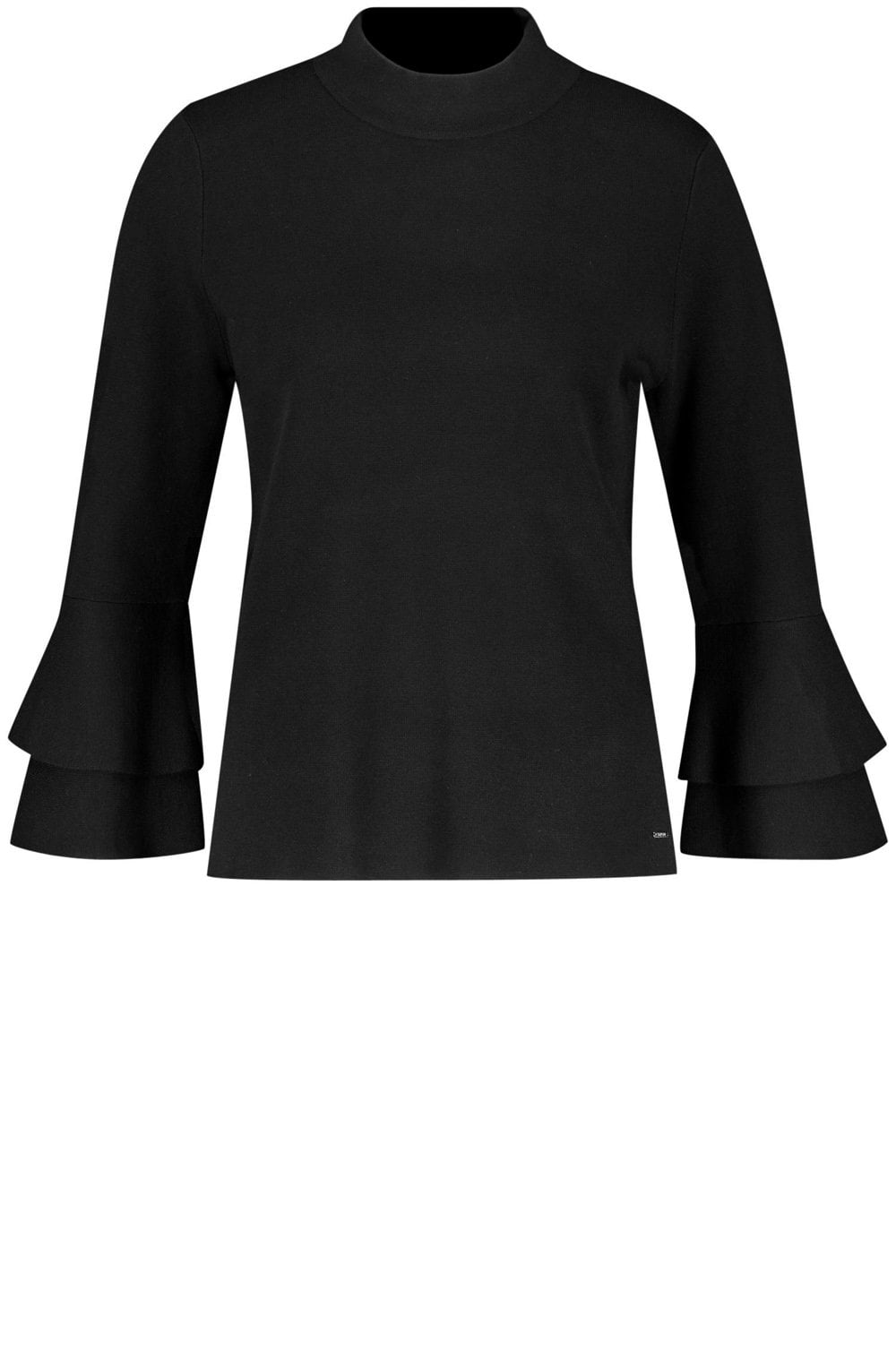 Black Bell Sleeve Top