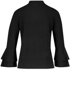 Black Bell Sleeve Top
