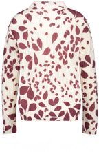 Black Cherry Leaf Print Jumper