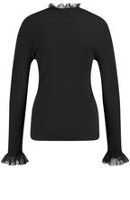 Black Frill Detailed Jumper