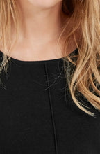 Black Frilled Detailed Top