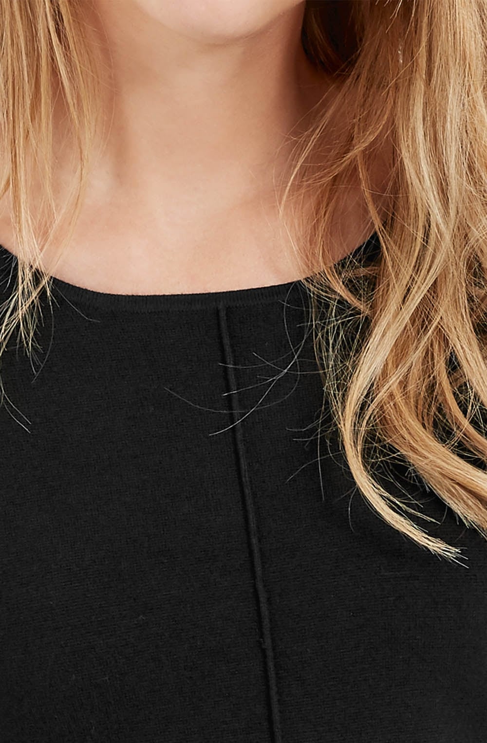 Black Frilled Detailed Top