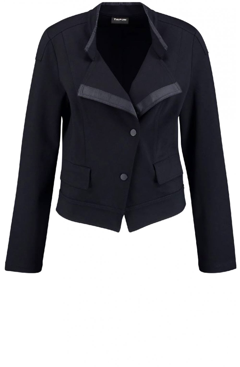 Black Jersey Tailored Jacket