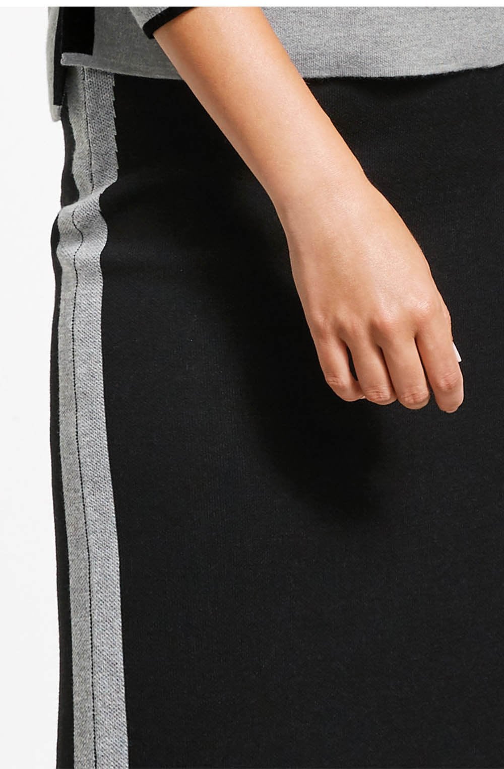 Black Knit Skirt