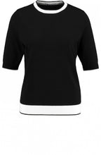 Black Knit Top