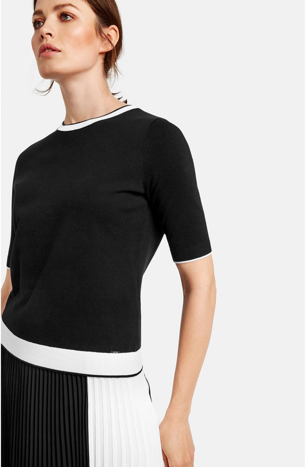 Black Knit Top