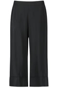Black Lightweight Length Palazzo Trousers