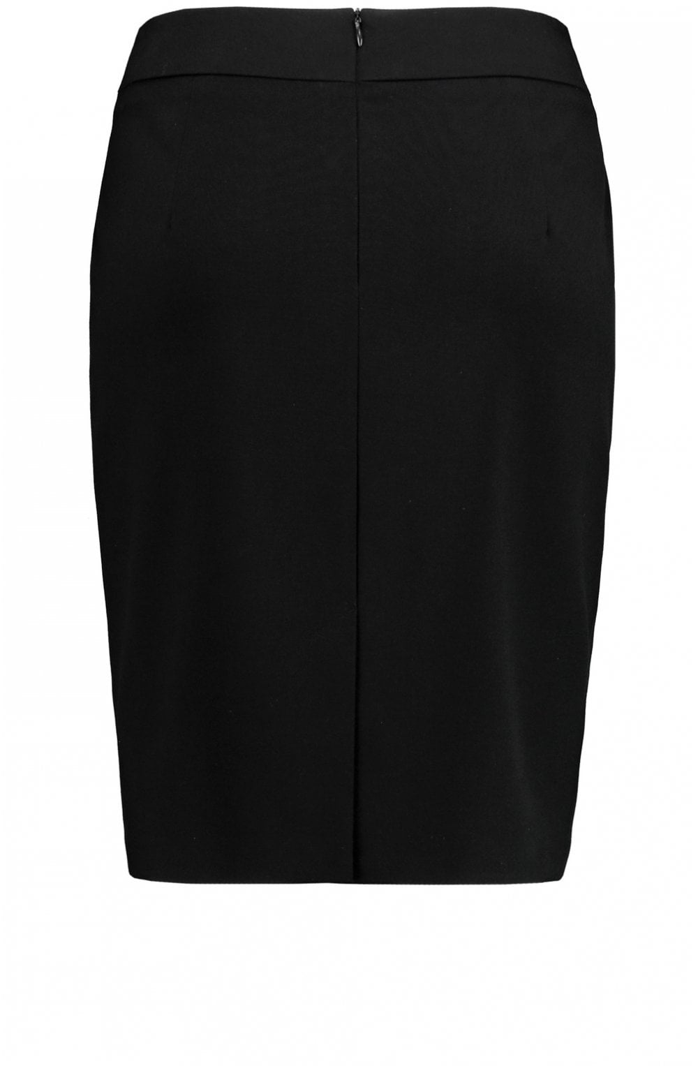 Black Mid Pencil Skirt