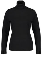Black Polo Neck Jumper
