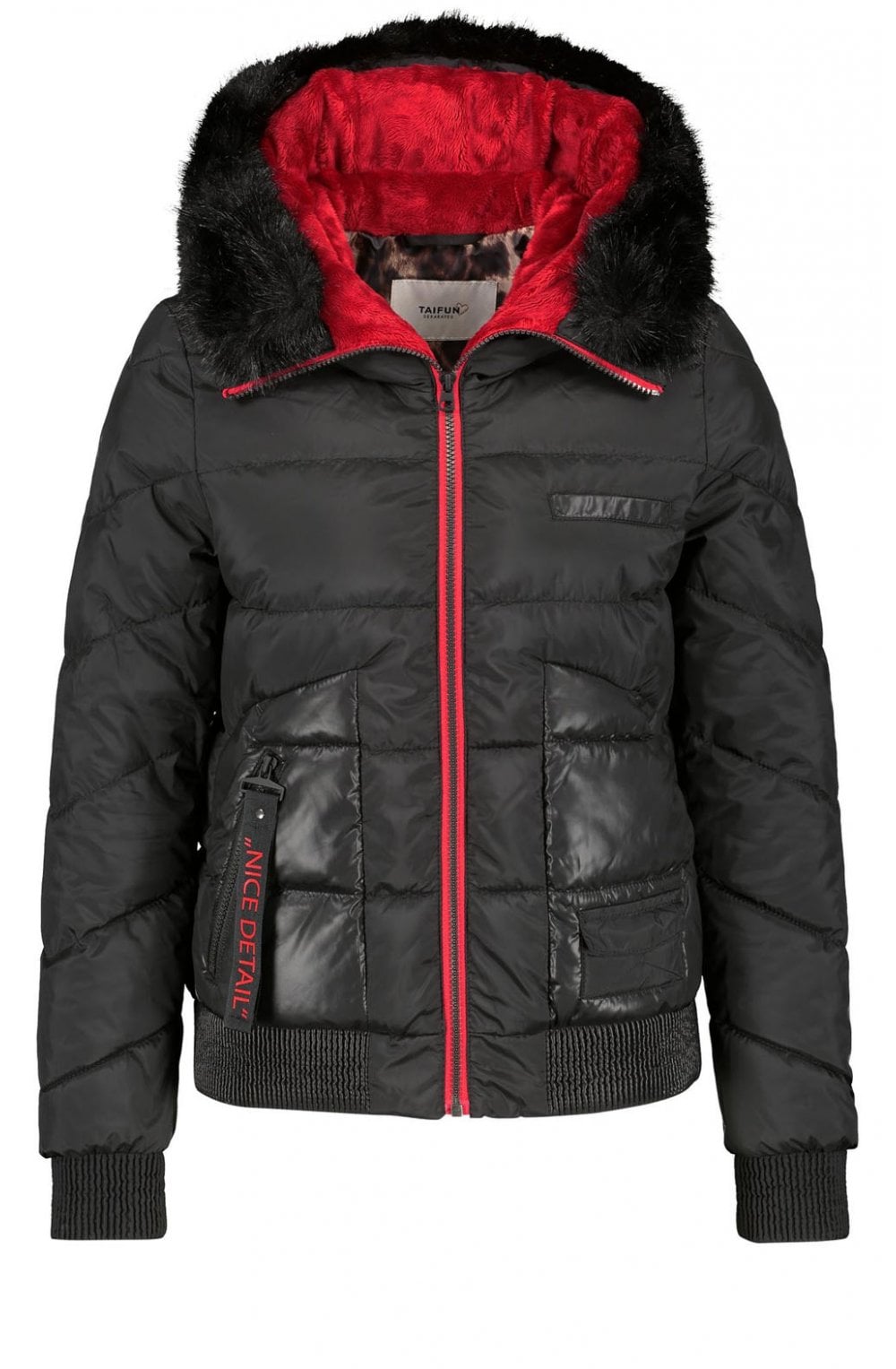 Black Quilted Coat