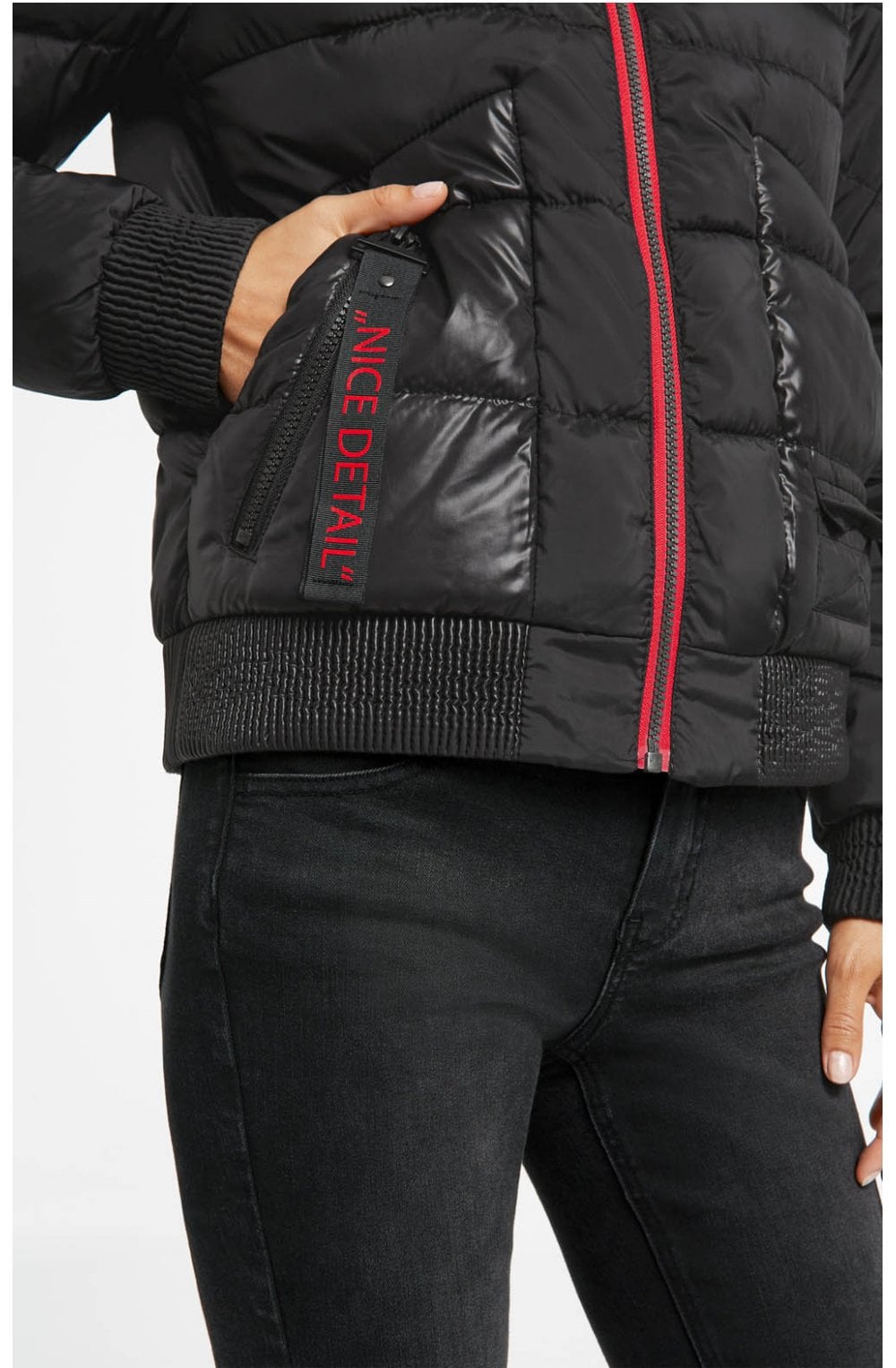 Black Quilted Coat