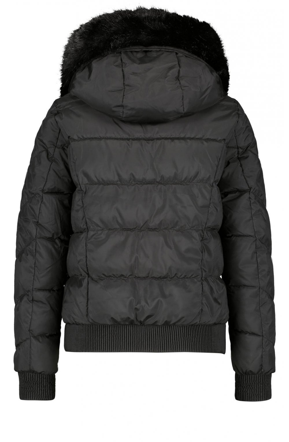 Black Quilted Coat