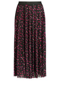 Black & Red Patterned Skirt