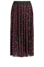 Black & Red Patterned Skirt