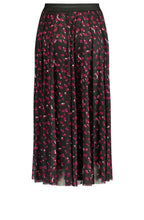 Black & Red Patterned Skirt