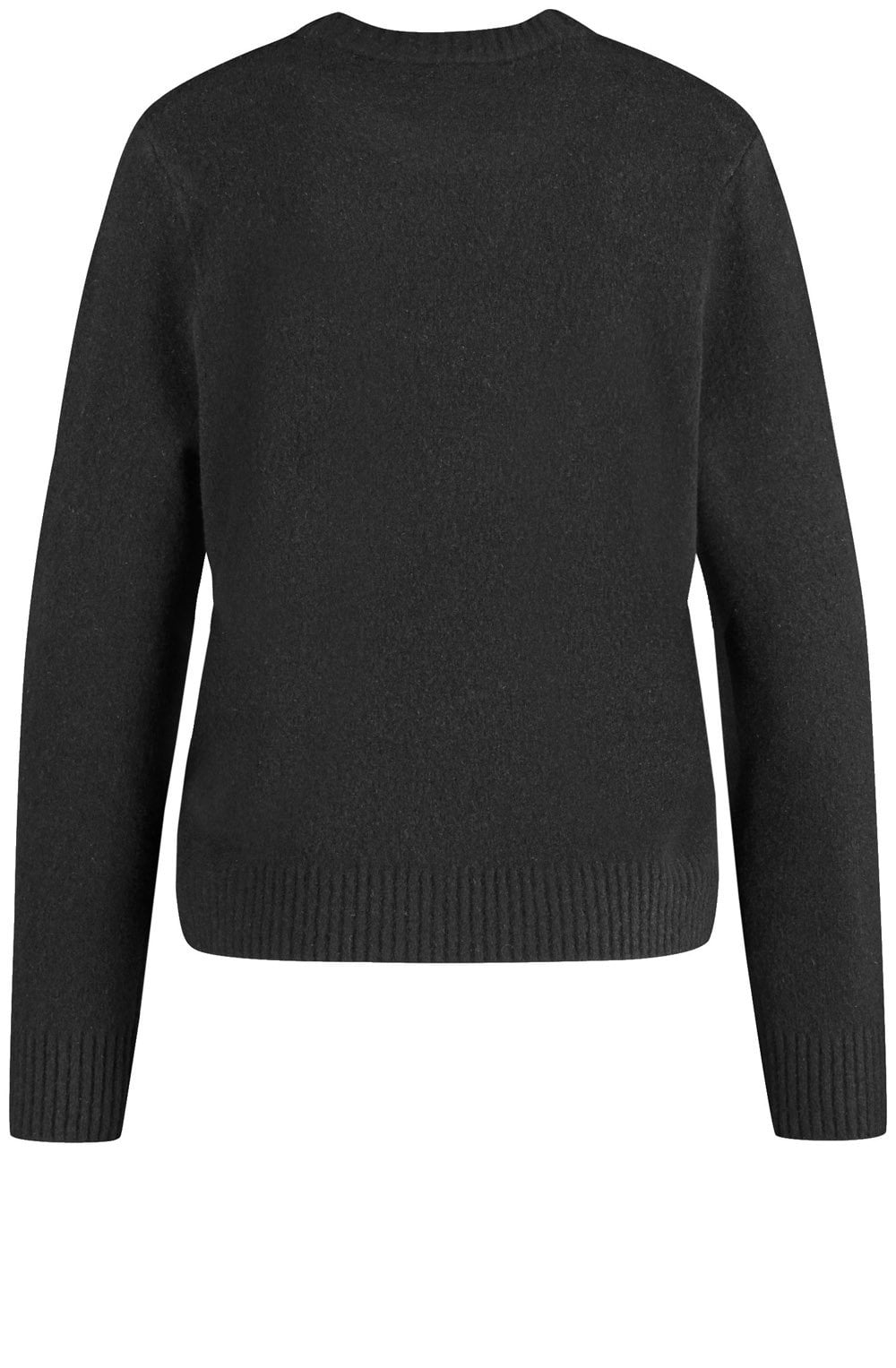 Black Rhinestone Relaxed Jumper