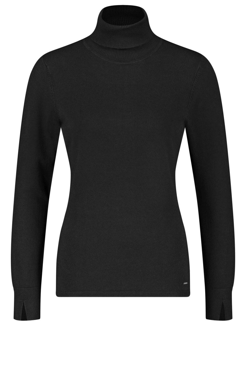 Black Roll Neck Jumper