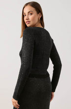 Black Shimmering Cardigan
