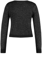 Black Shimmering Cardigan