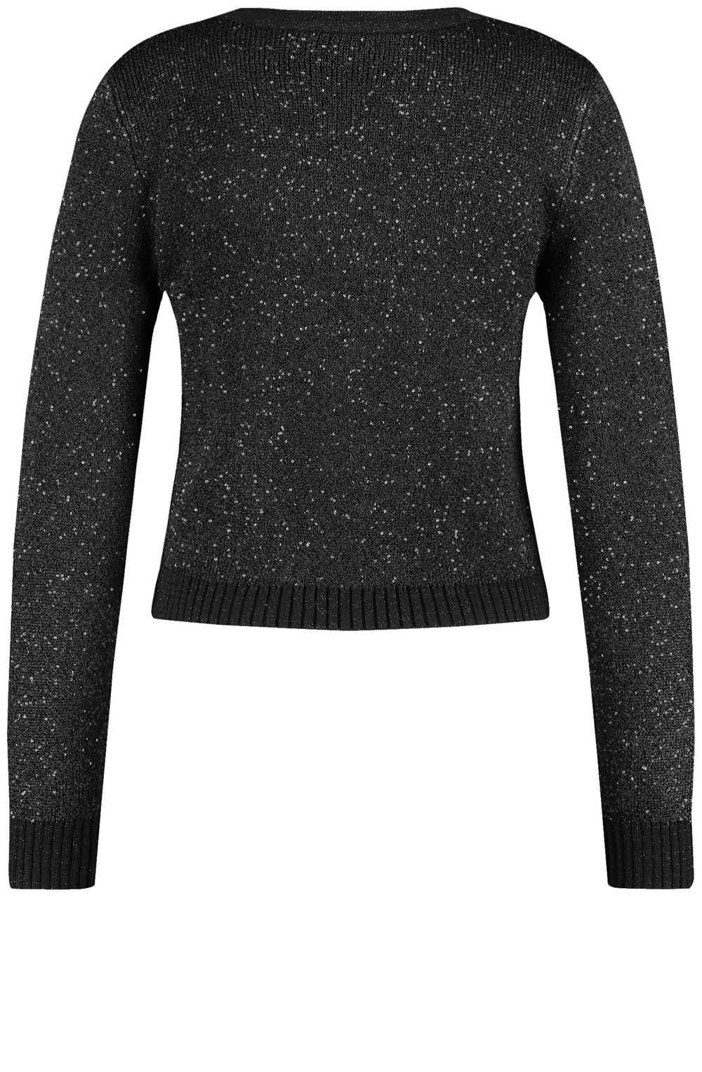 Black Shimmering Cardigan