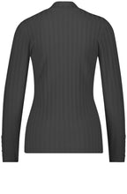 Black Striped Effect Top