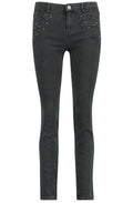 Black Stud Detailed Jeans