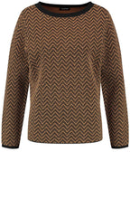 Black & Tan Patterned Jumper
