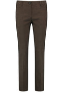 Black & Tan Patterned Trousers