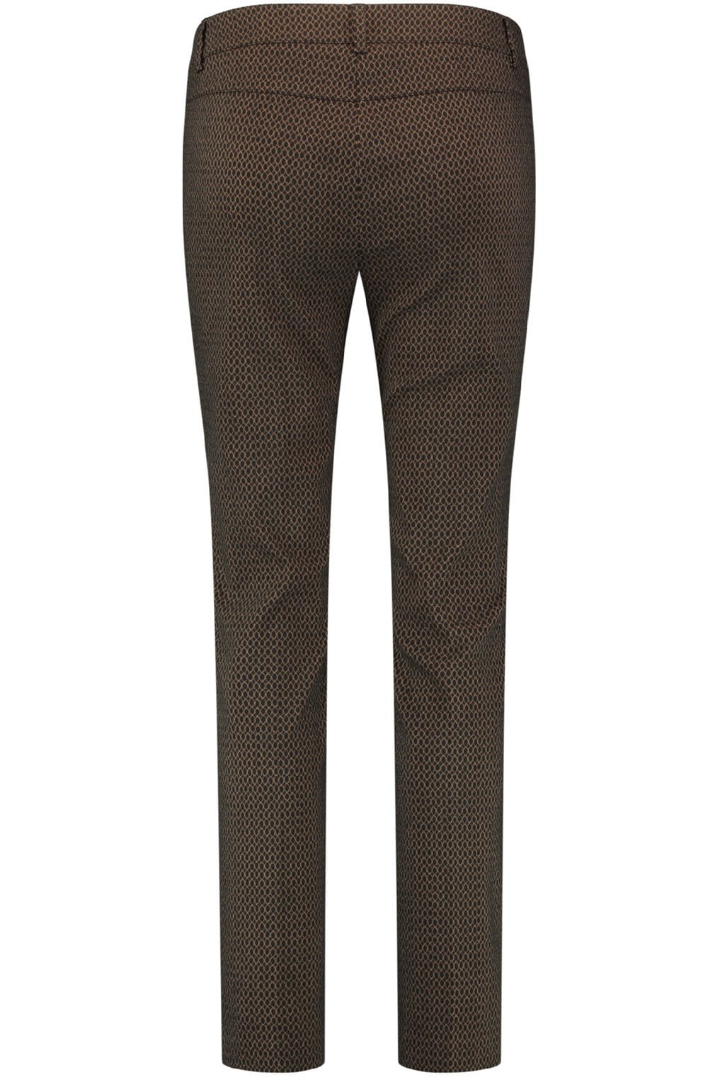 Black & Tan Patterned Trousers