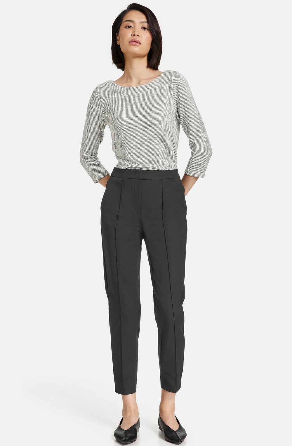 Black Tapered Trousers
