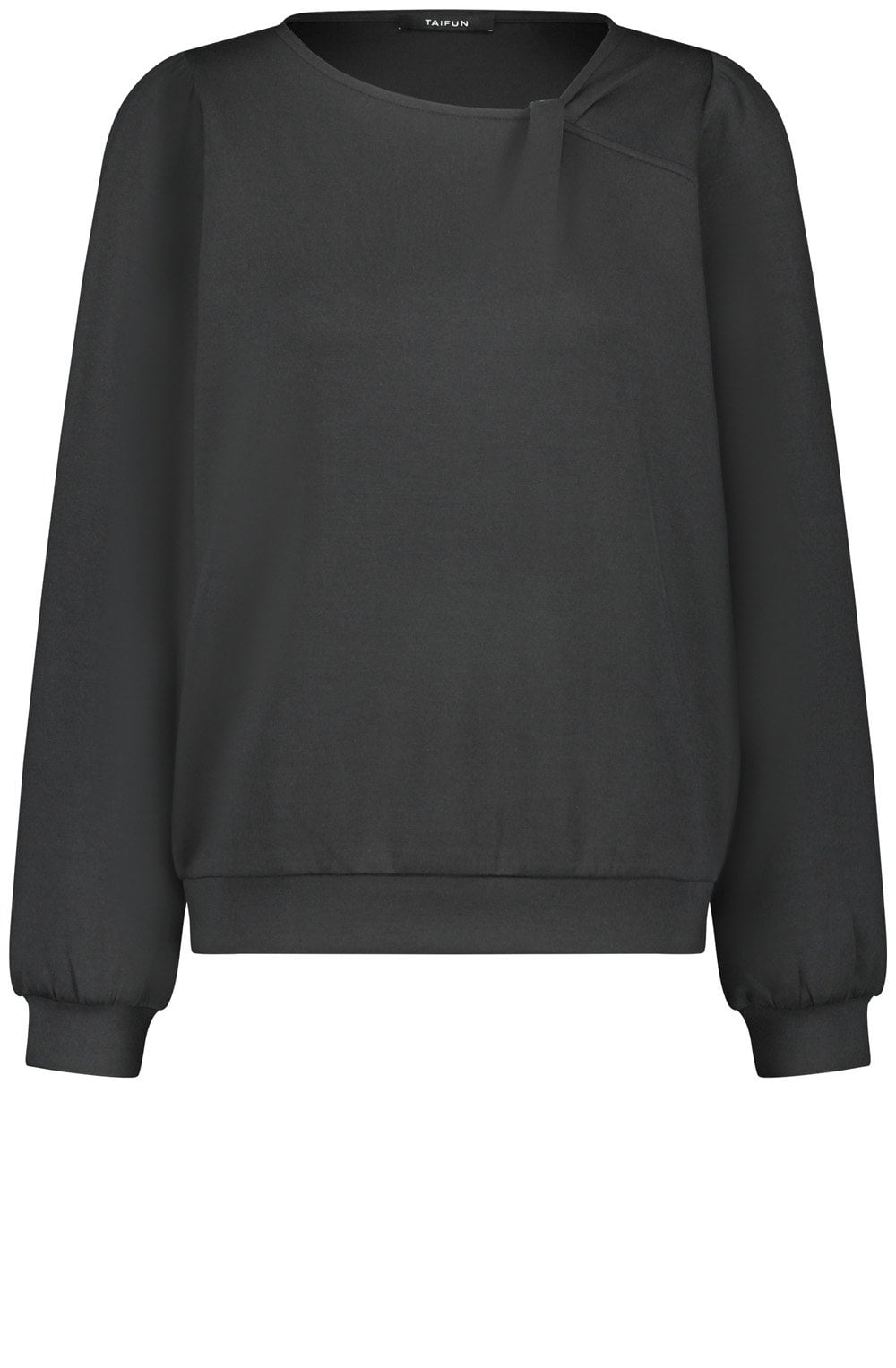 Black Twist Neck Sweater