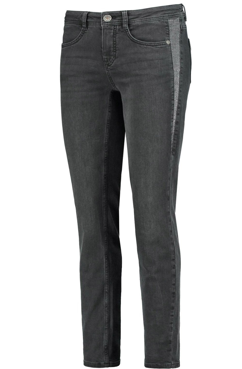 Black Washed Effect Jeans