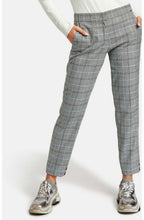 Black & White Check Trousers