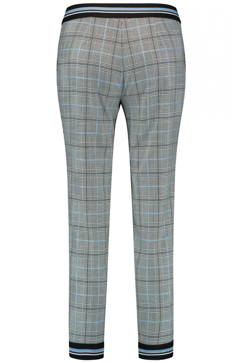 Black & White Check Trousers