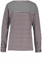 Black & White Patterned Blouse