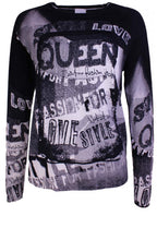 Black & White Patterned Jumper