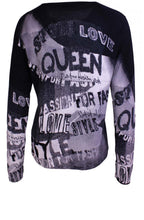 Black & White Patterned Jumper
