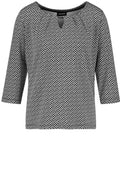 Black & White Patterned Top
