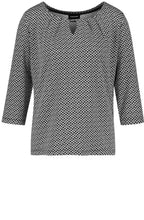 Black & White Patterned Top