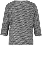 Black & White Patterned Top