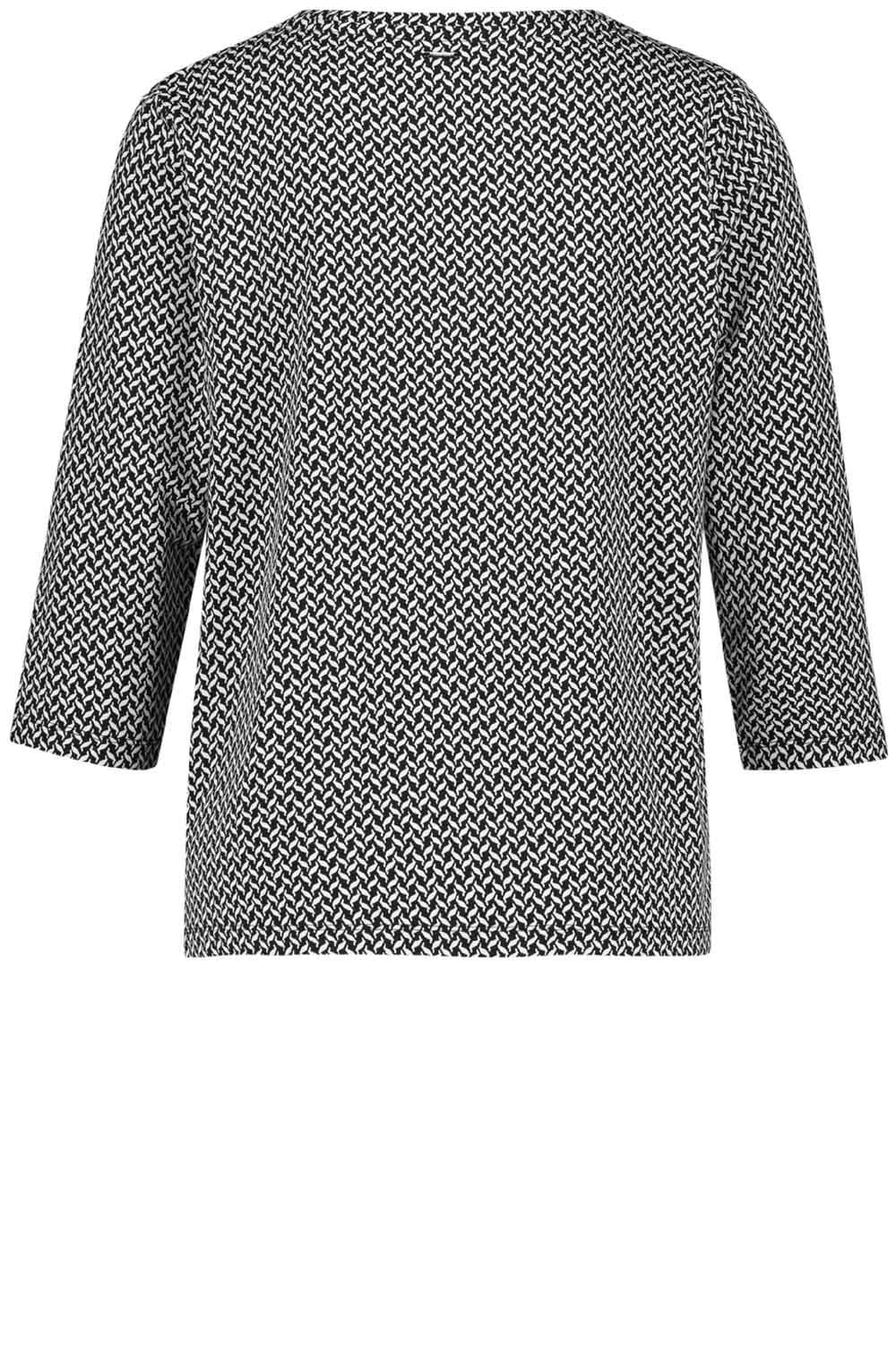 Black & White Patterned Top