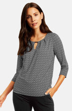 Black & White Patterned Top