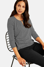 Black & White Patterned Top