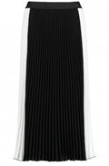 Black & White Pleated Skirt