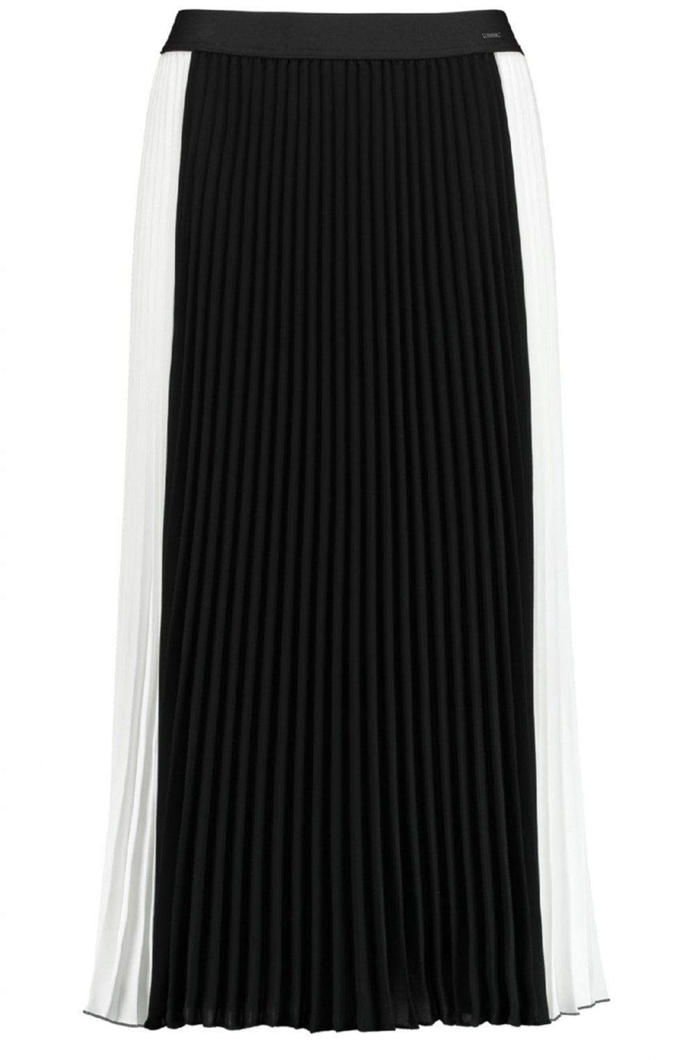 Black & White Pleated Skirt